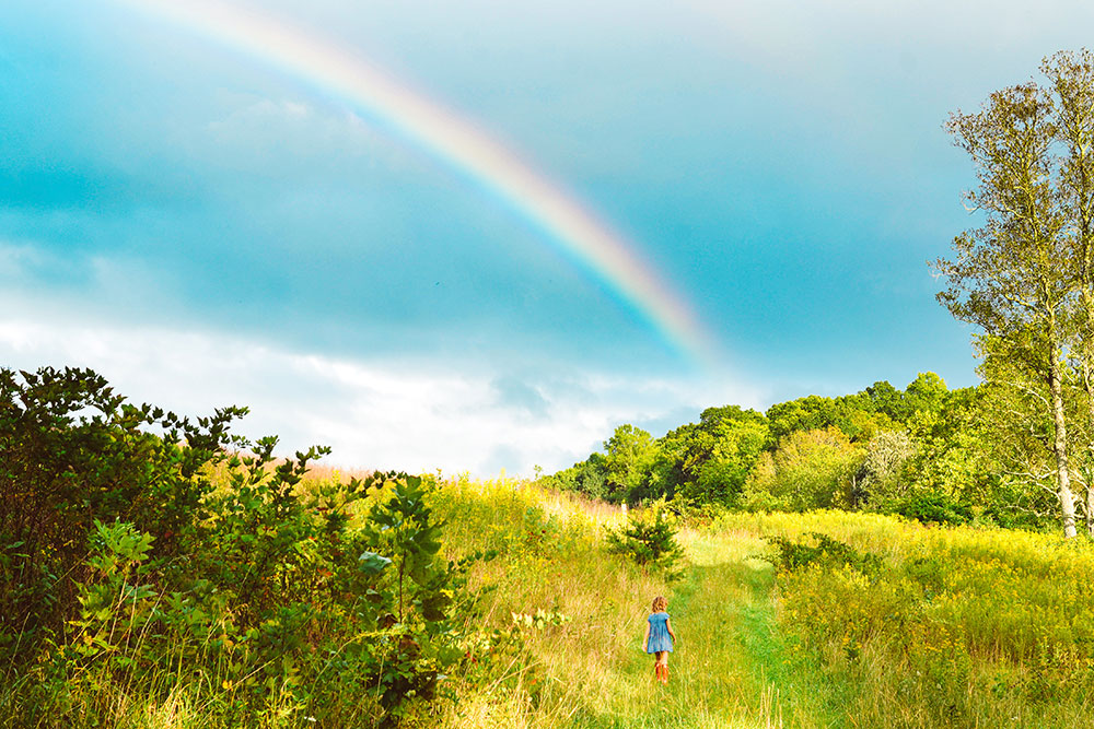 Arcobaleno di primavera - Ispirazione di design -