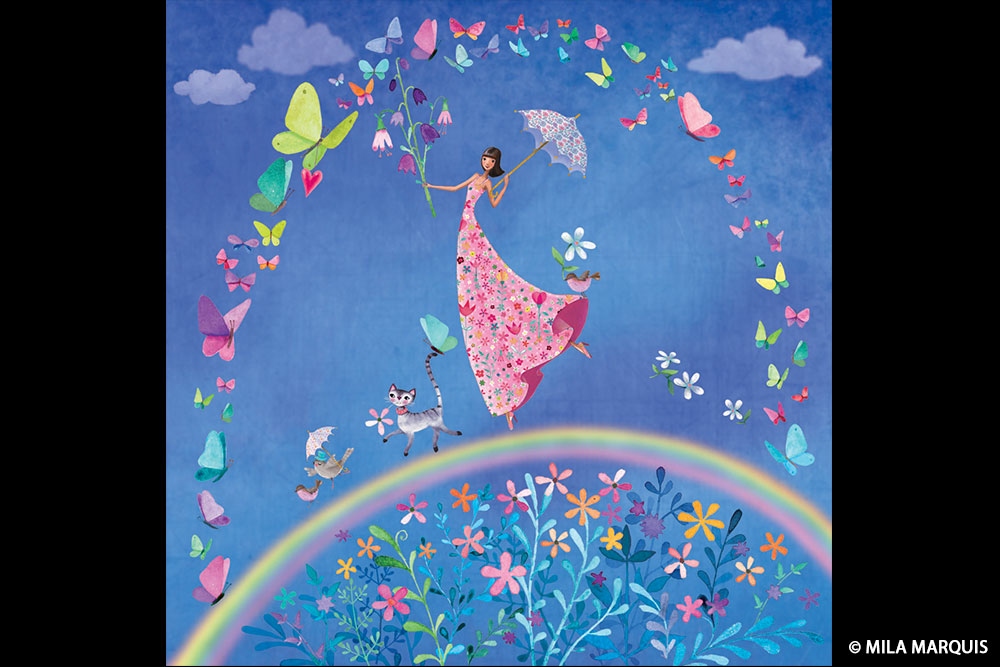 Arcobaleno di primavera - Ispirazione di design -
